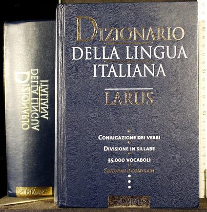 Dizionario della lingia italiana - copertina