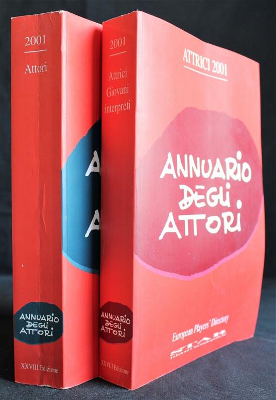 Annuario degli attori. Attrici e attori 2001 - copertina