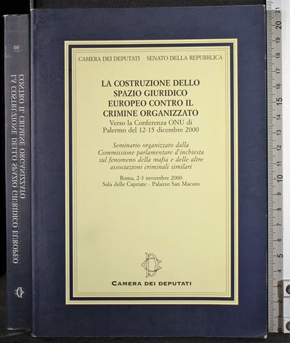 Costituzione dello spazio giuridico Europeo - copertina