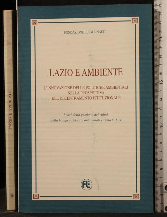 Lazio e ambiente - copertina