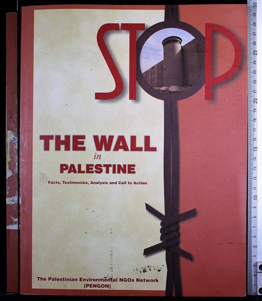 The wall in Palestine - copertina