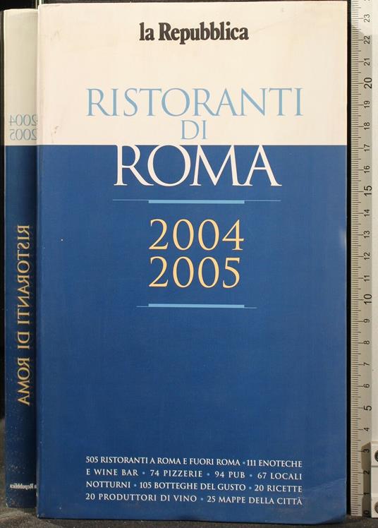 Ristoranti di Roma 2004-2005 - copertina