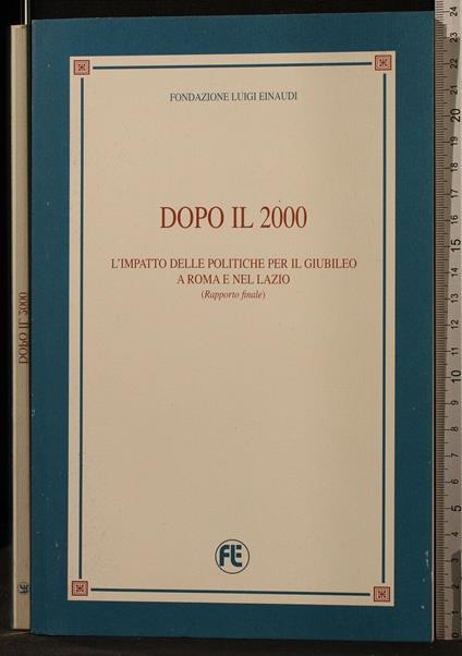 Dopo il 2000. L'impatto delle politiche per il giubileo. - copertina