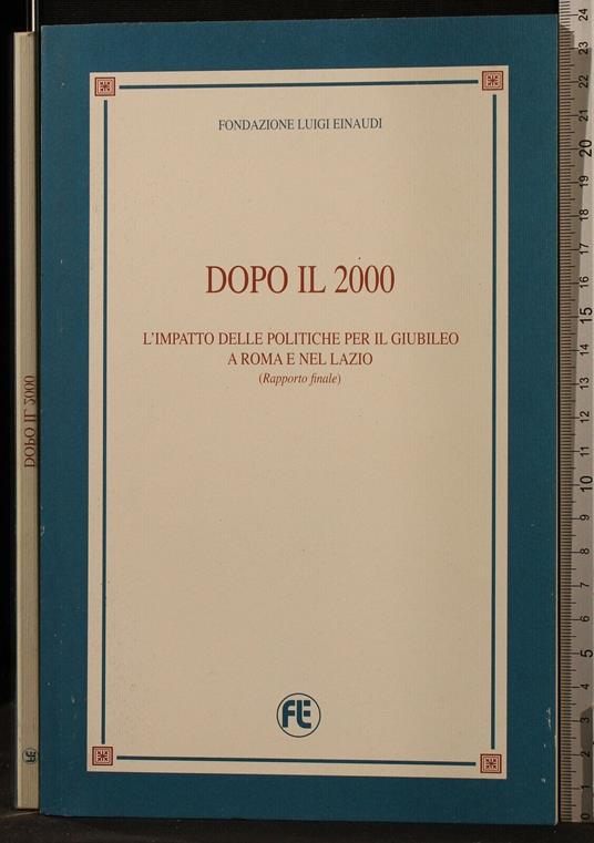 Dopo il 2000. L'impatto delle politiche per il giubileo. - copertina