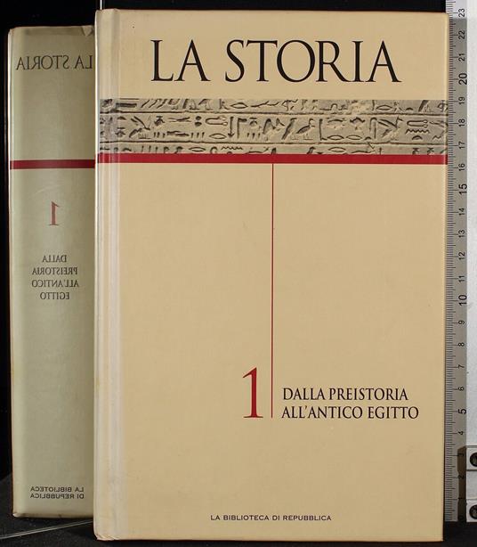 La storia 1. Dalla preistoria all'entico egitto - copertina