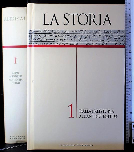 La storia. Vol 1. Dalla preistoria all'antico Egitto - copertina