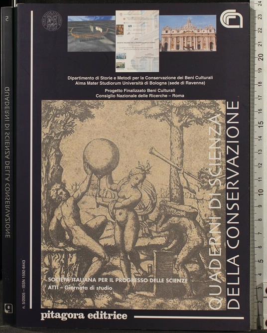 Quaderni di Scienza Della Conservazione N. 5 - copertina
