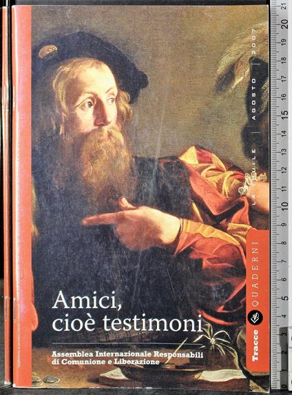 Amici, cioè testimoni - copertina