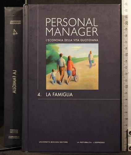 Personal manager 4. La famiglia - copertina