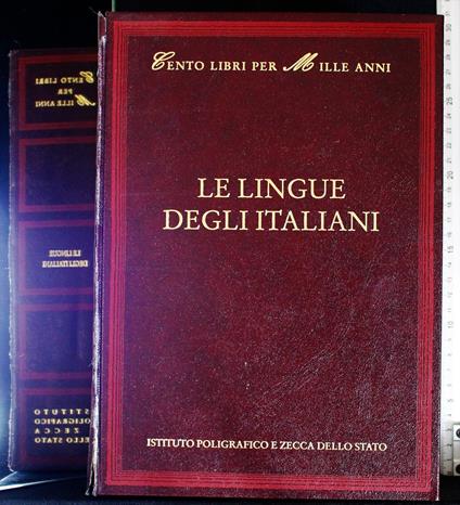 Le lingue degli Italiani - copertina