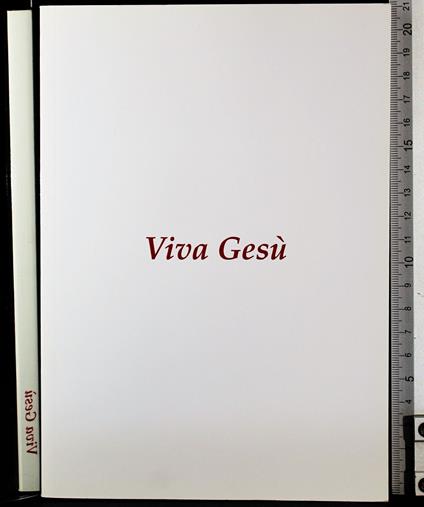Viva Gesù. Anno 2010 - copertina