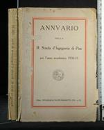 Annuario Della R. Scuola D'Ingegneria di Pisa per L'Anno