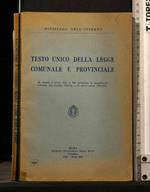 Testo Unico Della Legge Comunale e Provinciale