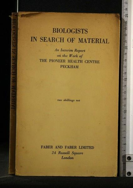 Biologists in Search Of Material - copertina