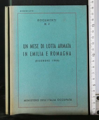 Un Mese di Lotta in Emilia e Romagna (Dicembre 1944) - copertina