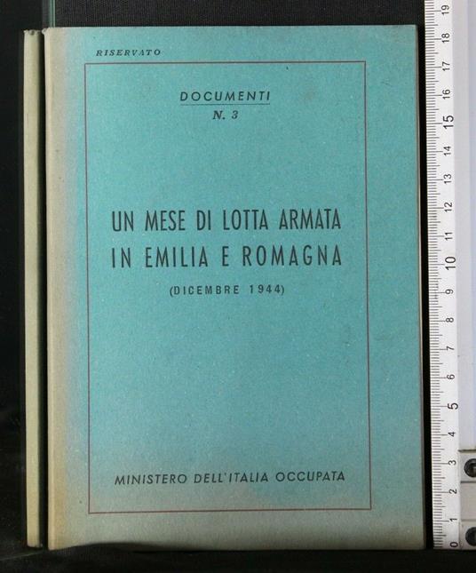 Un Mese di Lotta in Emilia e Romagna (Dicembre 1944) - copertina