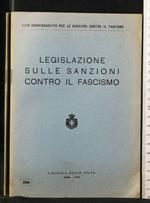 Legislazione Sulle Sanzioni Contro Il Fascismo