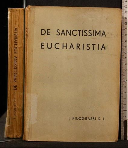 De Sanctissima Eucharistia - copertina