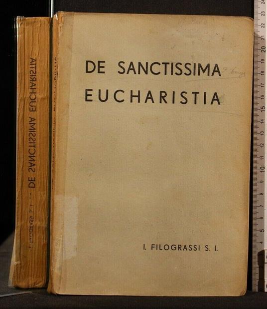 De Sanctissima Eucharistia - copertina