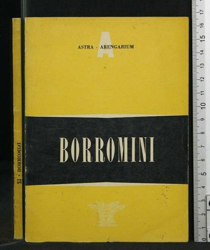 Astra-Arengarium Borromini - copertina