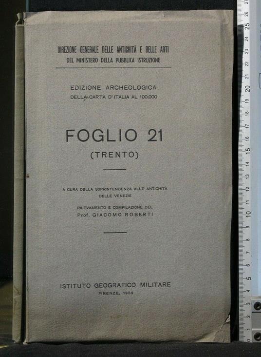 Foglio 21 (Trento) - copertina