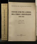 Stato Dei Lavori per La Riforma Della Pubblica Amministrazione
