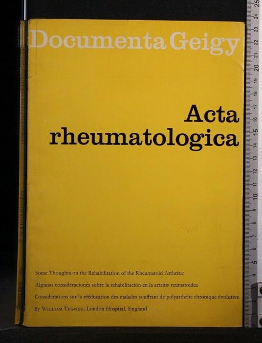 Acta Rheumatologica N°3 - copertina