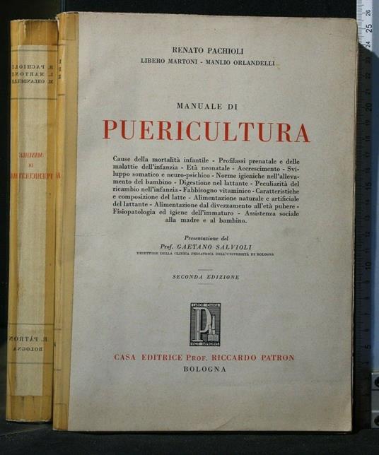 Manuale di Puericultura - copertina