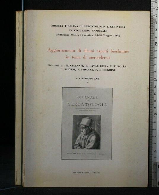 Aggiornamenti di Alcuni Aspetti Biochimici in Tema Di - copertina