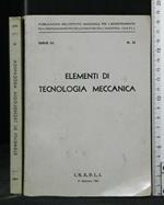 Elementi di Tecnologia Meccanica