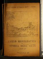 Corso Monografico di Storia Dell'Arte 1963-64 Fascicolo 8°