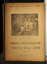 Corso Monografico di Storia Dell'Arte 1963-64 Fascicolo 4°