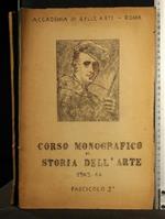 Corso Monografico di Storia Dell'Arte 1963-64 Fascicolo 3°