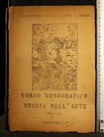 Corso Monografico di Storia Dell'Arte 1963-64 Fascicolo 1°