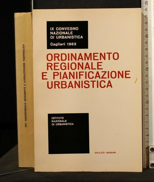 Ordinamento Regionale e Pianificazione Urbanisca Ix Convegno - copertina