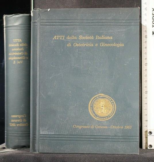 Atti Della Società Italiana di Ostetricia e Ginecologia Vol 50 - copertina