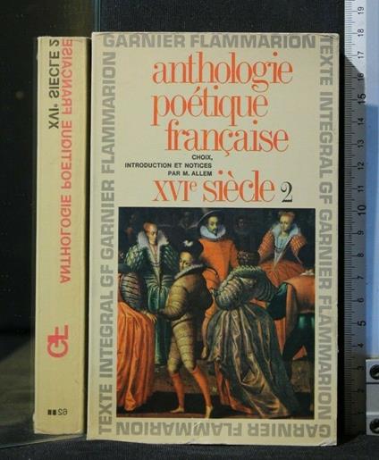 Anthologie Poetique Francaise Xvi Siecle Volume 2 - copertina