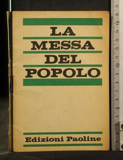 La Messa Del Popolo Secondo Le Ultime Disposizioni Della Cei - copertina