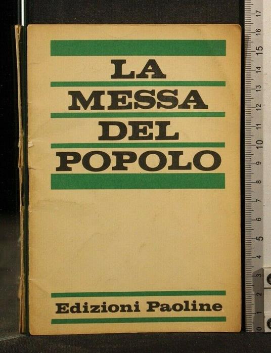 La Messa Del Popolo Secondo Le Ultime Disposizioni Della Cei - copertina