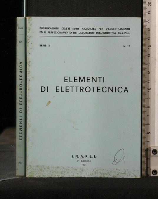 Elementi di Elettrotecnica N. 12 - copertina