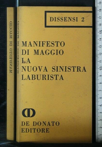 Manifesto di Maggio La Nuova Sinistra Laburista - copertina