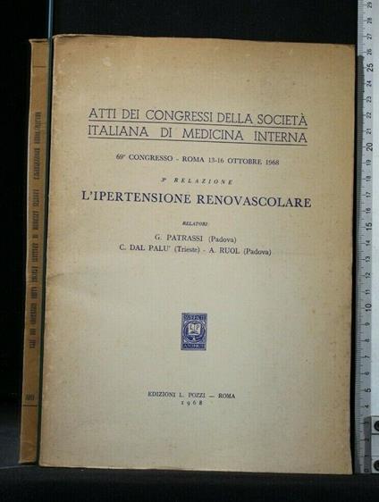 Atti Dei Congressi Della Società Italiana di Medicina Interna - copertina