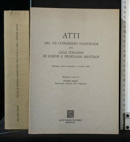 Atti Del Vii Congresso Nazionale Della Lega Italiana di Igiene E - copertina