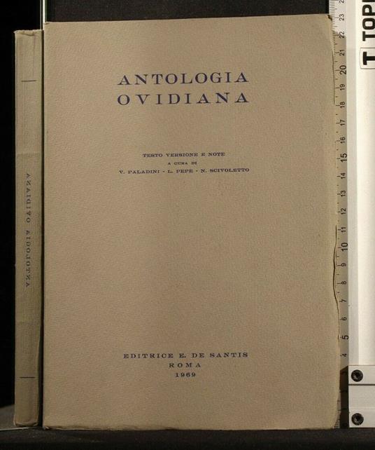 Antologia Ovidiana - copertina