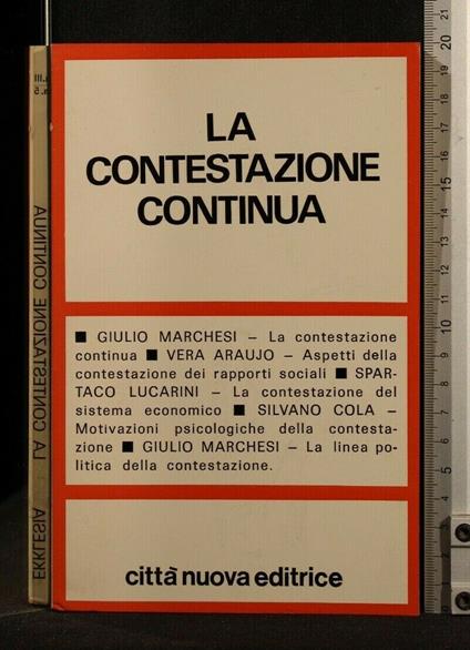 La Contestazione Continua - copertina