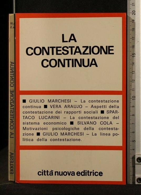 La Contestazione Continua - copertina