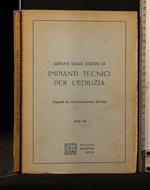 Appunti Dalle Lezioni di Impianti Tecnici per L'Edilizia