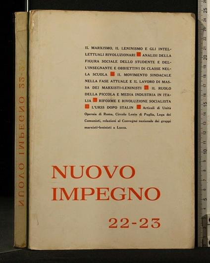 Nuovo Impegno 22-23 Maggio-Ottobre 1971 - copertina