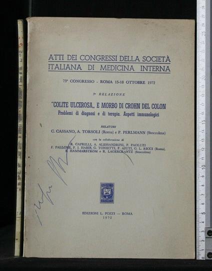 Atti Dei Congressi Della Società Italiana di Medicina Interna - copertina
