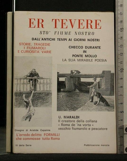 Er Tevere Stò Fiume Nostro Dall'Antichi Tempi Ai Giorni Nostri - copertina